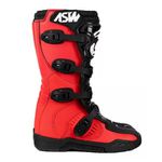 Bota Asw Image Enduro Trilha Motocross Offroad Sola Injetada Vermelho