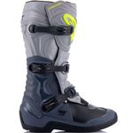 Bota Alpinestars Tech 3 Motocross Trilha Enduro Cinza