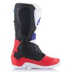 Bota Alpinestars Tech 3 Motocross Trilha Enduro Branco Vermelho Azul