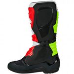 Bota Alpinestars Tech 3 Motocross Trilha Enduro Branco Vermelho Flúor