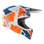 Capacete Airoh Wraap Trilha Moto Motocross Off Road Downhill Laranja Matt