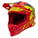 Capacete Asw Fusion 2.0 Blade Lançamento Trilha Motocross Vermelho
