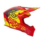 Capacete Asw Fusion 2.0 Blade Lançamento Trilha Motocross Vermelho