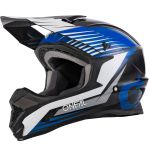 Capacete Oneal 1 Series Trilha Motocross Off Road Azul Cinza