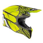 Capacete Airoh Wraap Trilha Moto Motocross Off Road Downhill Flúor