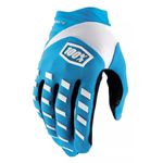 Luva 100% Airmatic Off Road Motocross Trilha Enduro Ciclismo Azul Celeste