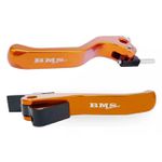 Par Manete Freio + Embreagem Easy Ng Bms Racing Ktm Husqvarna Beta Laranja