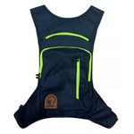 Mochila Hidratação 2 Litros Off Road Trilha Downhill Lizard Preto Flúor
