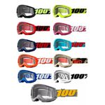 Óculos 100% Strata 2 Pink Transparente Motocross Off Road Trilha