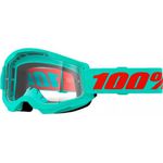 Óculos 100% Strata 2 Maupiti Transparente Motocross Off Road Trilha