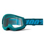 Óculos 100% Strata 2 Stone Transparente Motocross Off Road Trilha