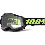 Óculos 100% Strata 2 Upsol Transparente Motocross Off Road Trilha