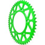 Coroa De Alumínio 50D Kawasaki Kxf Klx Kx Kdx Biker Verde