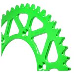 Coroa De Alumínio 50D Kawasaki Kxf Klx Kx Kdx Biker Verde
