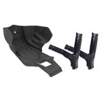 Kit I Protetor De Motor Carter Tampas E Quadro Crf 230 Anker Preto