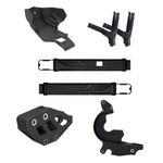 Kit IV Protetor Motor Quadro Balança Guia Pinhão Crf 230 Anker Preto