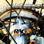 Protetor De Coroa Corrente Universal Ktm Yamaha Honda Race Pro Parts Preto