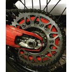 Protetor De Coroa Corrente Universal Ktm Yamaha Honda Race Pro Parts Vermelho