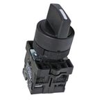 BOTÃO COMUTADOR METALTEX 3 POSIÇÕES RETORNO MOLA 22M