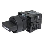BOTÃO COMUTADOR METALTEX 3 POSIÇÕES RETORNO MOLA 22M
