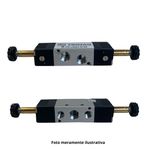 Valvula Pneumatica 1/4 5vias Duplo Solenoide