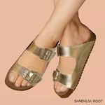 SANDÁLIA ROOT OURO