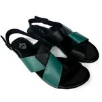 SANDÁLIA WILLOW PRETA/VERDE (Comprar um número acima)