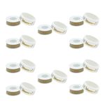 Kit 10 Fitas Micropore 1533 3M 1,25cm x10m Bege