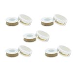 Kit 5 Fitas Micropore 1533 3M 1,25cm x10m Bege