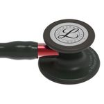 Estetoscópio Littmann Cardiology IV 6200 Preto Mate e Vermelho 3M