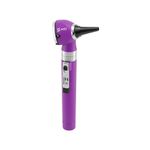 Otoscópio MD Omni 3000 2.5V LED Fibra Óptica Roxo com Estojo Macio