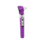 Otoscópio MD Omni 3000 2.5V LED Fibra Óptica Roxo com Estojo Macio