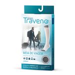 Meia de Compressão 3/4 Sigvaris 170 Traveno 15-20mmHg Branca