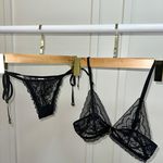 Conjunto lingerie Yasmin renda preto