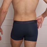 Cueca Boxer Cinza Microfibra 
