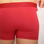 Cueca Boxer Vermelha Microfibra