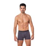 Cueca Boxer Cinza Microfibra 