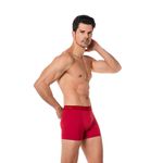Cueca Boxer Vermelha Microfibra