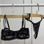 Conjunto lingerie Kate renda preto Trituê