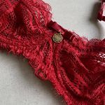 Conjunto lingerie Kate renda vermelho Trituê 