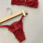 Conjunto lingerie Kate renda vermelho Trituê 