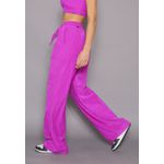 Calça Pantalona Fucsia Glow casual inverno 