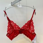 Conjunto lingerie Yasmin renda vermelho