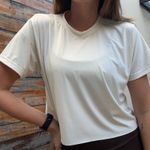 Blusa Cropped Amélia off white Trituê 