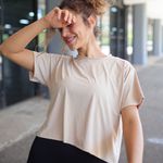 Blusa Cropped Amélia nude Trituê 