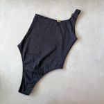 Body Maiô Sunny Preto Textura com Argola Trituê 