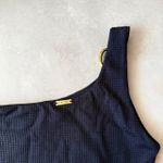 Body Maiô Sunny Preto Textura com Argola Trituê 