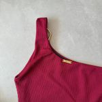 Body Maiô Sunny Cereja Textura com Argola Trituê 