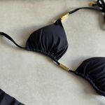 Top Avulso Cortininha Nina tubo orgânico preto Trituê 