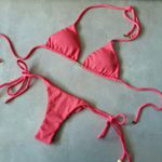 Calcinha fio duplo Acapulco textura Peach Blush Trituê